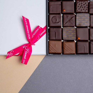 Ecrin 105 chocolats (500gr) - exemple de présentation - Détail