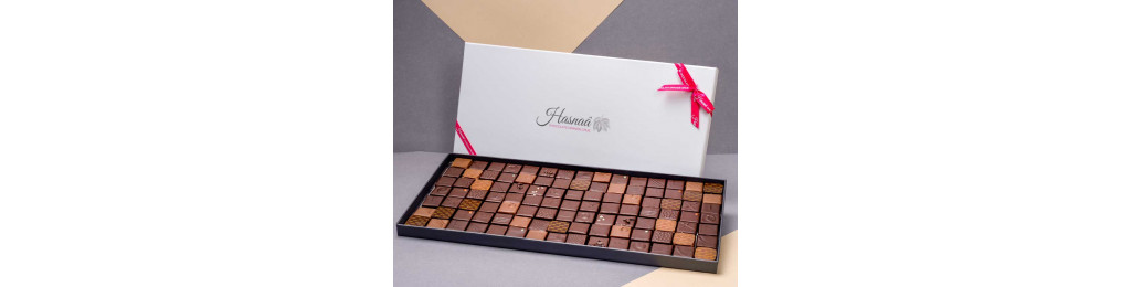 Ecrin 105 chocolats (500gr) - exemple de présentation