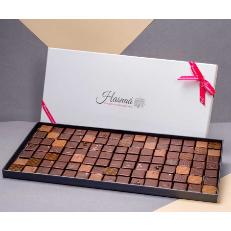 Ecrin 105 chocolats (500gr) - exemple de présentation